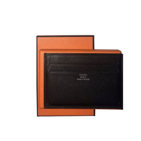 hermes black credit card holder|Hermes citizen twill card holder.